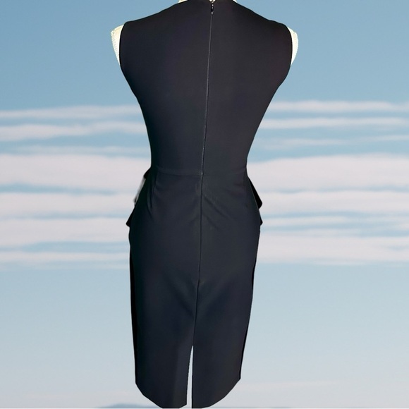 Stella McCartney Fall 2011 RTW Black Velvet Peplum Bodycon Dress Size 2 - Picture 11 of 16